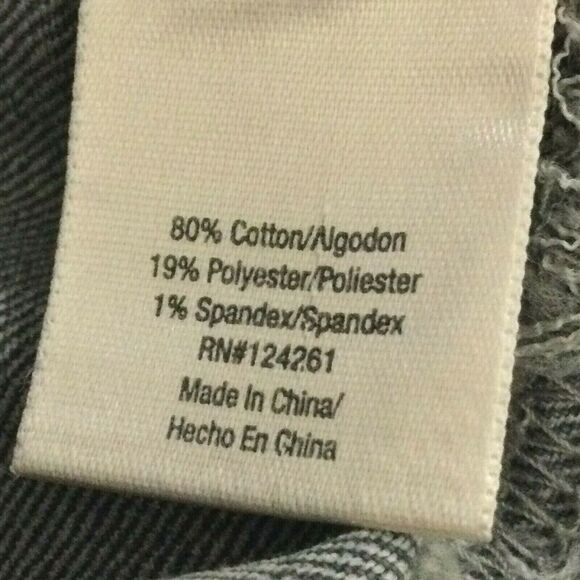 ana Womens Jeans size 3X new nwt $44 Gray Skinny Straight x33"ins Cotton Stretch - Picture 7 of 11